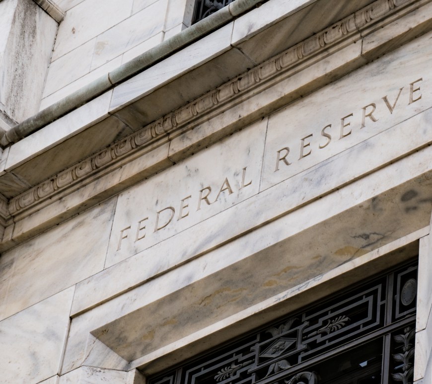 Front of federal reserve USA